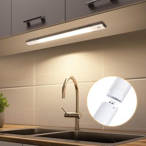 Aigostar 10B9X - Kastverlichting met bewegingssensor - USB oplaadbaar - Keukenverlichting - 4000K - Wit Licht