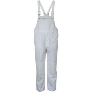 Carson Classic Workwear 'Outdoor Bib Pants' Tuinbroek/Overall Wit - 52