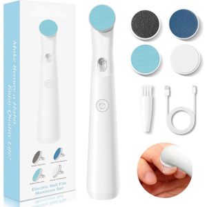 Elektrische Nagelvijl - Nagelfrees - Electric Nail File - Manicureset - Manicure. Pedicure - Nagelvijl - Nagelboor - Kerstcadeau - Sinterklaas - Sinterklaas Cadeau - Cadeau Voor Vrouw - Cadeau Voor Man - Cadeau