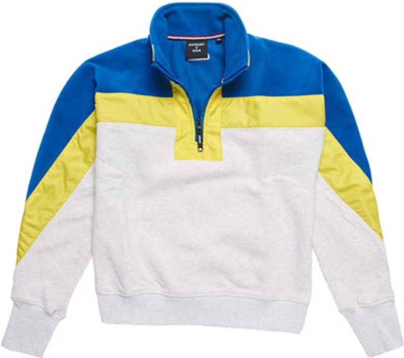 Superdry - Mountain Sport Dolman Henley Sweatshirt - Wit - Vrouw