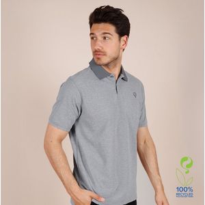 Heren Polo Fore - Lichtgrijs Melange