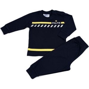 Fun2Wear - Pyjama Politie - Navy Blauw - Maat 104 -