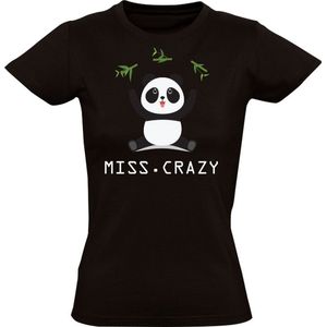 MssPanda Dames T-shirt | panda | matchend | vrolijk | gek | bamboe | koppel |