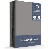 Beddinghouse - Jersey - Topper Hoeslaken - 140x220 cm - Warm grijs