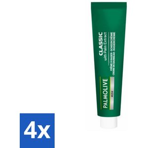 Palmolive Men - Scheercrème - Classic - Verzorgend & Fris - 100 ml - Voordeelverpakking - 4 stuks