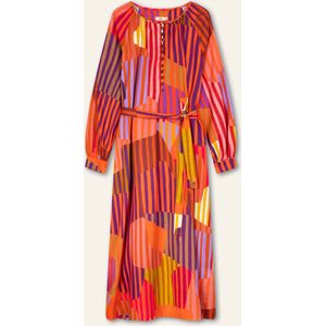 Desire long sleeves dress 86 Stripes Love Blocks Arabian Spice Brown: 38