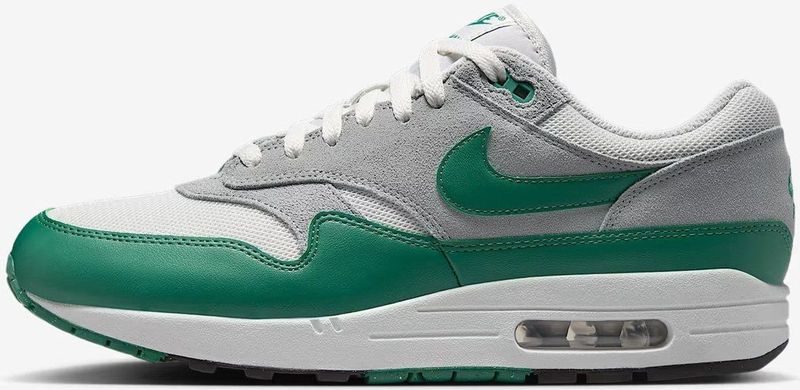 Nike - Air Max 1 - Sneakers - Zilver - Leer