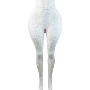 BamBella ® - Panty -Onesize - gaas maillot dunne pantys Dames - Onesize - lingerie van kant wit ster cirkel gothic