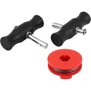 Autoruitverwijderingsgereedschapsset Zwart 4,5 m Autoruit-snijlijn voor zelfbediening Snelle en veilige autoreparatie