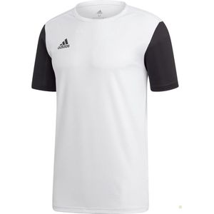 Adidas Estro 19 Shirt Korte Mouw Heren - Wit / Zwart | Maat: XS