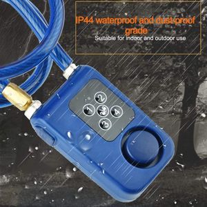 Antidiefstalbeveiliging smart anti-diefstal alarmslot waterdicht draadkabel kettingslot app-bediening voor fietspoort - blauw - beste prijs .