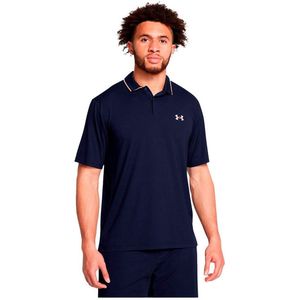 UA Iso-Chill Polo-Donker Blauw / Oranje