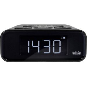 Silva Schneider UR 4200 BT Wekkerradio VHF (FM) FM, Bluetooth Wekfunctie, Acculaadfunctie, Oplaadbaar Zwart