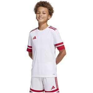 Adidas Squadra 25 T-shirt Met Korte Mouwen Wit 5-6 Years Jongens,Meisjes
