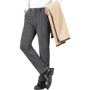 Rekbare Corduroy Broek voor Heren met Fleecevoering - Wintermodel