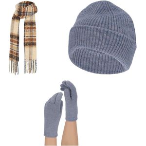 Morethansocks - Fashion winterset - Sjaal + Muts + Handschoenen