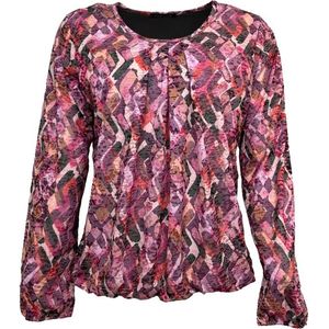 Pink Lady - N210 - Blouse - Cyclaam Print