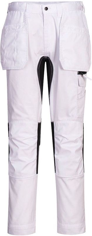 Portwest WX2 Eco Stretch Broek - Wit - Met Holsterzakken - 28