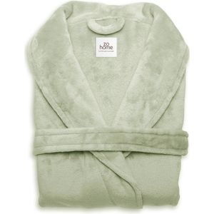 Zohome Badjas Cara - Kamerjas voor Dames en Heren - S - Ochtendjas - Geschikt voor de Sauna - Groen