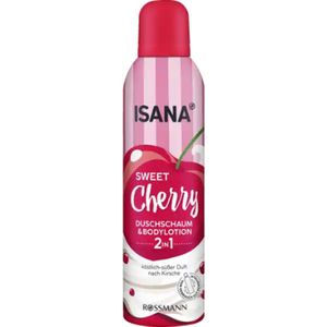 ISANA 2-in-1 Doucheschuim & Bodylotion Sweet Cherry | 1x 200ml - Kersen - Zoete Verleiding | Limited Edition 2025