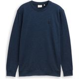 TOM TAILOR - Shirt - Donkerblauw - Lange Mouw - Normale Pasvorm