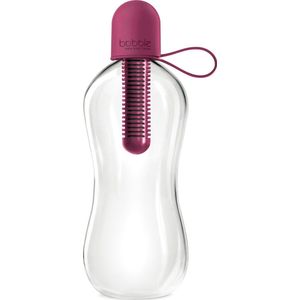 Bobble Waterfilterfles - 550 ml - Met Draagkoord - Burgundy