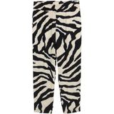TOM TAILOR - 38070 - Losse Slim Broek - Abstract Beige Zebra