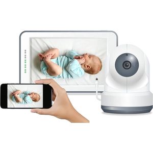 Lexium Babyfoon met camera en app - Babyfoon met camera en app wifi - Baby monitor - Babyfoon met app - Baby camera