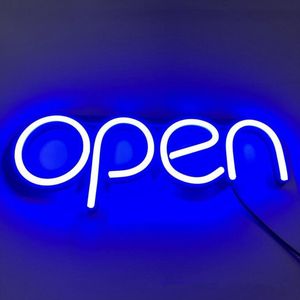 Xtraworks -Neon verlichting-LED open bord-Licht reclamebord-hanglamp- blauw