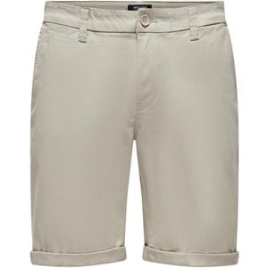 Only & Sons Broek Onspeter Life Regular 0013 Shorts N 22027905 Silver Lining Mannen Maat - XS