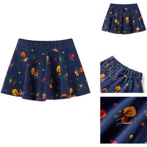 vidaXL Kinderrokje - Kinderrokjes - Kinderkleding - Kinderkled - Kinderrokje 140 marineblauw