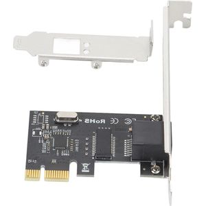 Enkele RJ45-poort Gigabit-netwerkkaart RTL8111e-chip 10/100/1000 Mbps Ethernet LAN-adapter - PCIe X1 .