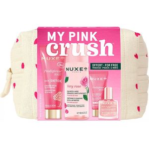 NUXE - My Pink Crush Kit - Gezichtsmaskers - 100% PINK - Inclusief Reinigingswater en Gel-Crème