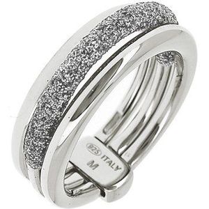 Pesavento - WPLVA722/M - ring - zilver - grey dust emaille - uitverkoop Juwelier Verlinden St. Hubert - van €271,= voor €229,=