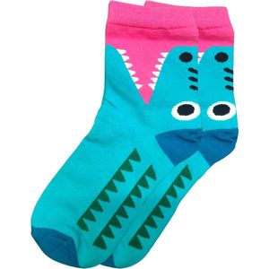 Winkrs - Sokken met dinosaurus - Kinderen - Katoen / Maat 36 t/m 38