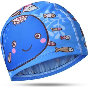 Waterdichte badmuts voor kinderen - zwemmuts voor jongens en meisjes - polyester/siliconen - tieners - lang en kort haar