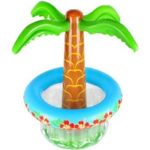 Palmboom Bier en Wijnkoeler - Opblaasbaar - 65 x 45 cm - Ideaal Tijdens Feestjes en Zomerse Dagen