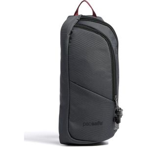 Pacsafe Vibe 150 Sling Crossbody - 2.5 L - RFID-blokkerend - Anti-diefstal Tas - Waterafstotend - Beveiligde Tas - Festival Tas - Reistas - Schoudertas - Dubbele Beveiligingsgesp met Snelsluiting - Veelzijdige Opbergtas - Gerecycled Polyester - Grijs