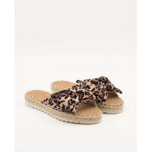 Dames Slippers - Zwart - Suedine - Maat 37 -