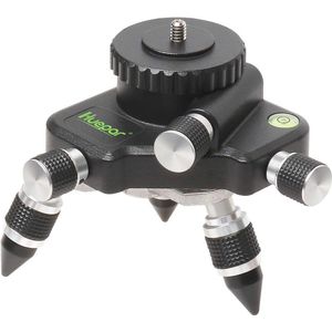360° Draaibare Adapter voor Kruislijnlaser - Instelbare Statiefaansluiting met Microfijn Verstelbare Basis en Horizontale Luchtbel