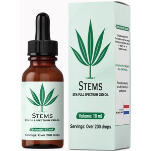Stems - Organische CBD Olie - Broad Spectrum 35% - Bio Wietolie