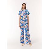 comma - Lange Broek - Linnenblend - Ademend - Casual en Smart-Casual