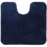 Sealskin Angora - Toiletmat 55x60 cm - Polyester - Donkerblauw