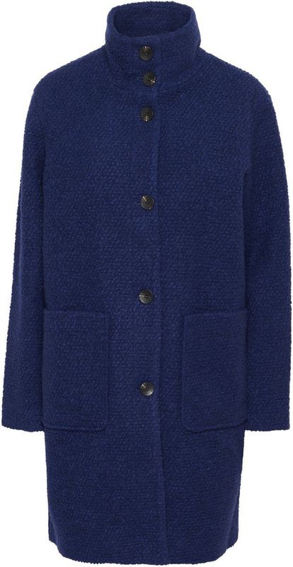 SAINT TROPEZ - Tussenmantel - Donkerblauw - Blauw Gemêleerd