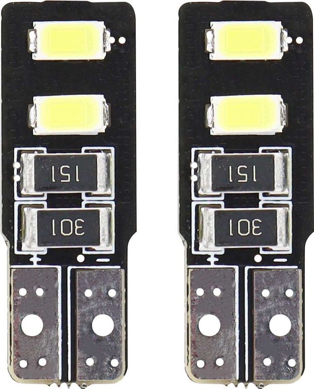 AMiO - LED CANBUS Lamp - Wit - 5600K - 4SMD 5730 - T10 (W5W)