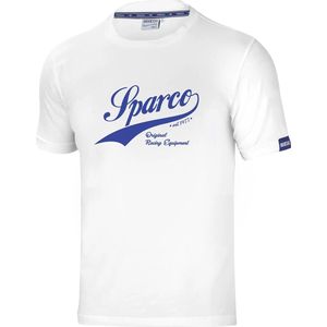Sparco VINTAGE T-Shirt - Stijl en comfort voor de motorsportliefhebber - XXL - Wit