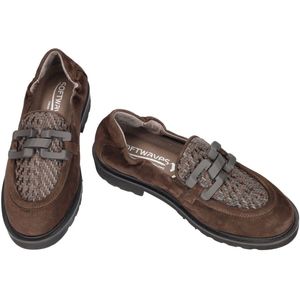 Softwaves -Dames - bruin donker - ballerina's & mocassins - maat 37