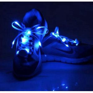 Veters met LED lichtjes - blauw