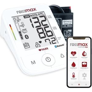 Rossmax - X5 BT - Bloeddrukmeter Bovenarm - Klinisch Gevalideerd - Bluetooth
