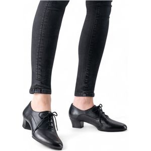 Trainer Dansschoen voor Dames - Werner Kern Runa - Geschikt voor intensieve danslessen - Splitzool - Comfortabele 3,5 cm hak - Soepel leer - Latin, Ballroom, Salsa - Werner Kern - Zwart - 36 2/3